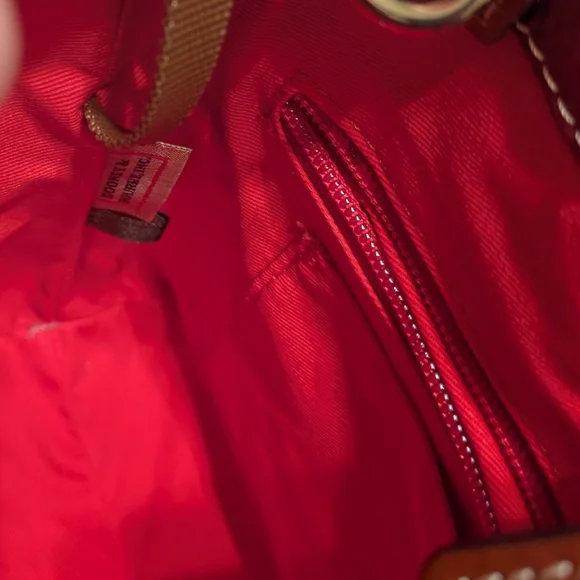 Dooney & Bourke Tote Crossbody - Mini Waverly - Burgundy - NWT - Picture 4 of 5